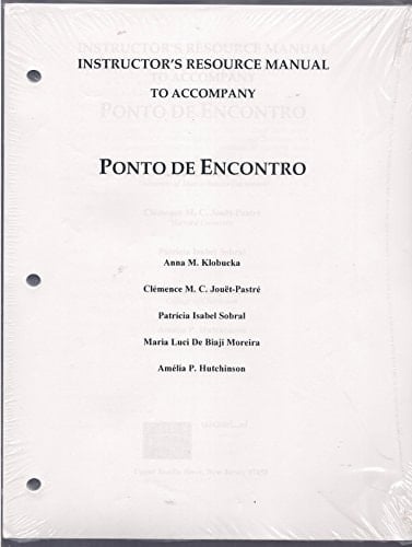 Instructor's Resource Manual to Accompany Ponto De Encontro