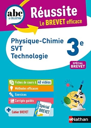 Physique-Chimie, SVT, Technologie 3e