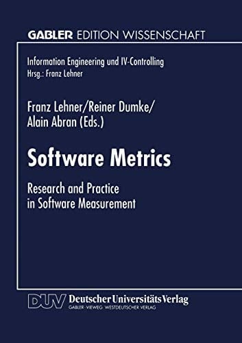 Software Metrics Research and Practice in Software Measurement