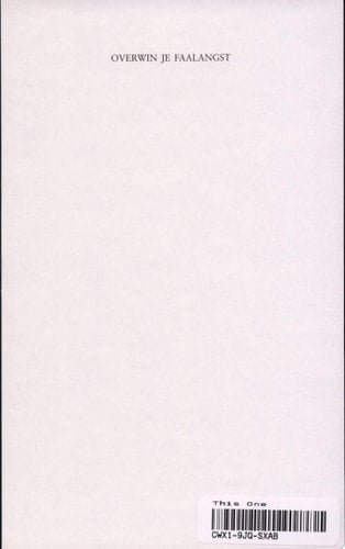 Overwin je faalangst / druk 2