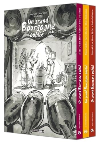 Coffret en 3 volumes Tome 1, Un grand Bourgogne oublié ; Tome 2, Quand viennent les cicadelles ; Tome 3, Douze bouteilles à la mer