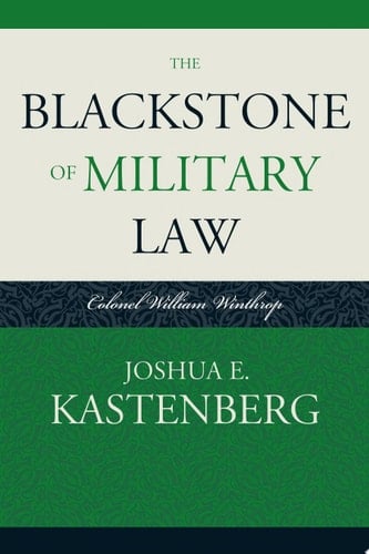 The Blackstone of Military Law