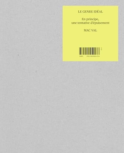 Le genre idéal En principe, une tentative d'épuisement