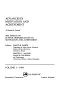 Effects of School Desegregation on Motivation and Achievement (Advances in Motivation & Achievement)