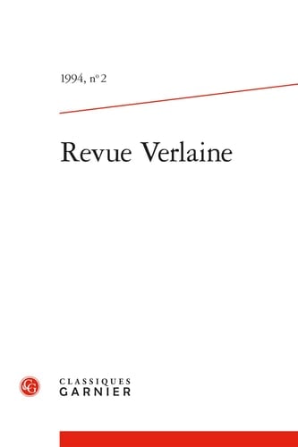 Revue Verlaine, 1994, 2