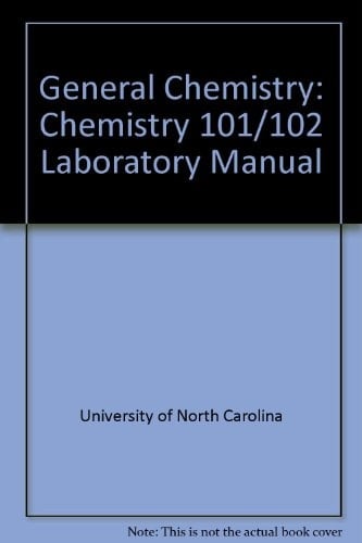 General Chemistry Chemistry 101/102