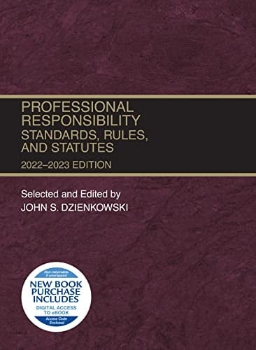 Professional Responsibility, Standards, Rules, and Statutes, 2022-2023