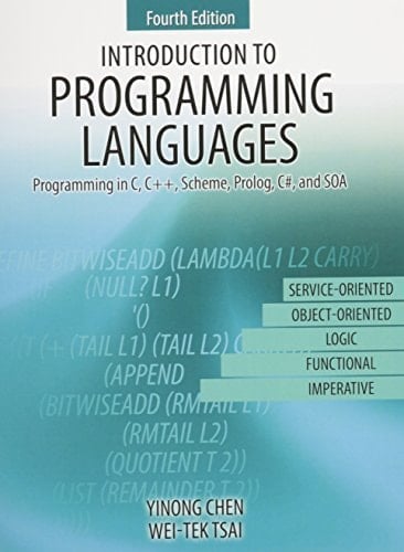 Introduction to Programming Languages Programming in C C++ Scheme Prolog C# and SOA