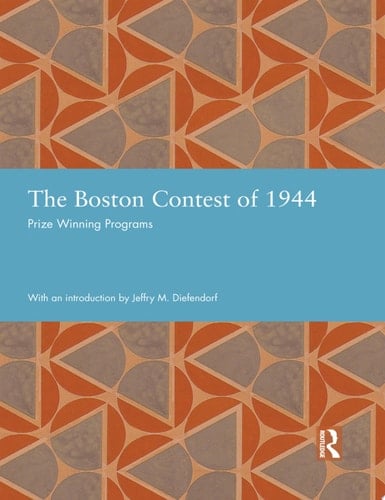 The Boston Contest of 1944 Prize Winning Programs