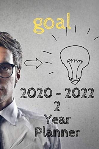 2020 2022 - 2 Year Planner: Lined Notebook Journal - 100 Pages - Large (6 x 9 inches)