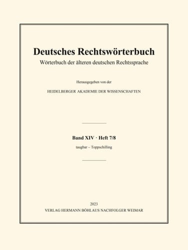 Deutsches Rechtswörterbuch