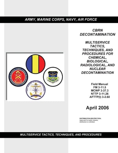 Field Manual FM 3-11. 5 MCWP 3-37. 3 NTTP 3-11. 26 AFTTP (I) 3-2. 60 Multiservice Tactics, Techniques, and Procedures for Chemical, Biological, Radiological, and Nuclear Contamination April 2006