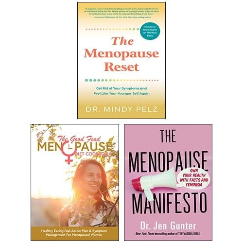 The Menopause Reset, The Good Food Menopause Diet Cookbook, The Menopause Manifesto 3 Books Collection Set
