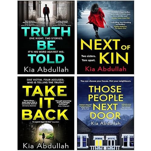 Kia Abdullah 4 Books Collection Set (Those People Next Door, Next of Kin, Take It Back, Truth Be Told)