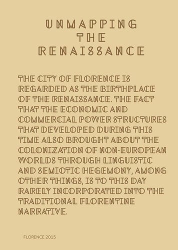 Unmapping the Renaissance