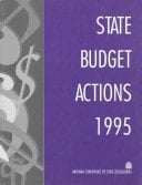 State Budget Actions, 1995