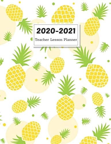 Teacher Lesson Planner 2020-2021 A4: UK Holidays in Dated Monthly Diary | Undated Weeks, 6 Lessons Per Day | August 2020 - July 2021