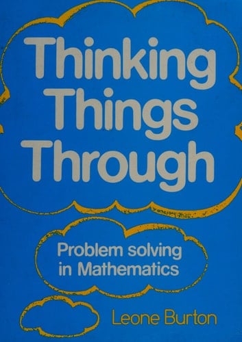Thinking Things Through Problem Solving in Mathematics