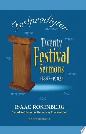 20 Festival Sermons, 1897-1902