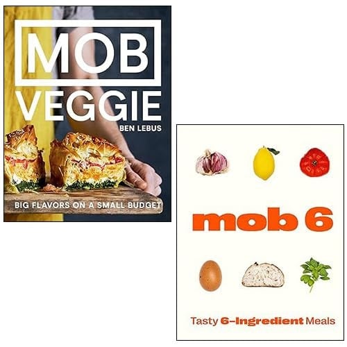MOB Veggie By Ben Lebus, Mob 6 Tasty 6-Ingredient Meals 2 Books Collection Set