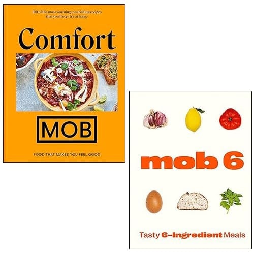 Comfort MOB By Ben Lebus, Mob 6 Tasty 6-Ingredient Meals 2 Books Collection Set
