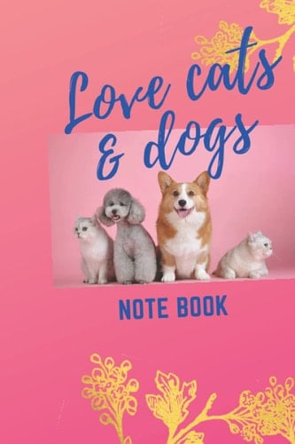Pet, Cat & dogs, owner, bestfriend Notebook journal