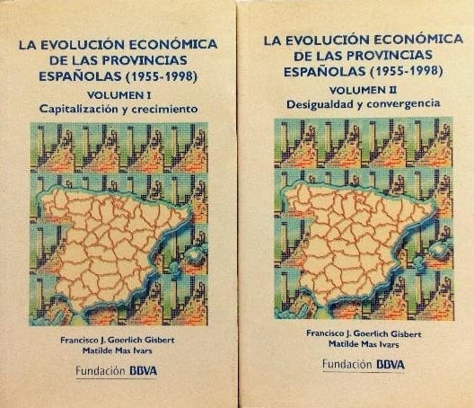 La evolución económica de las provincias españolas, 1955-1998: Capitalización y crecimiento