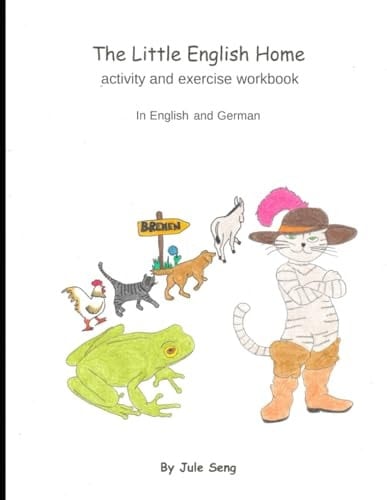 The Little English Home: activity and excersise book in English and German