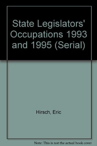 State Legislators' Occupations, 1993 and 1995