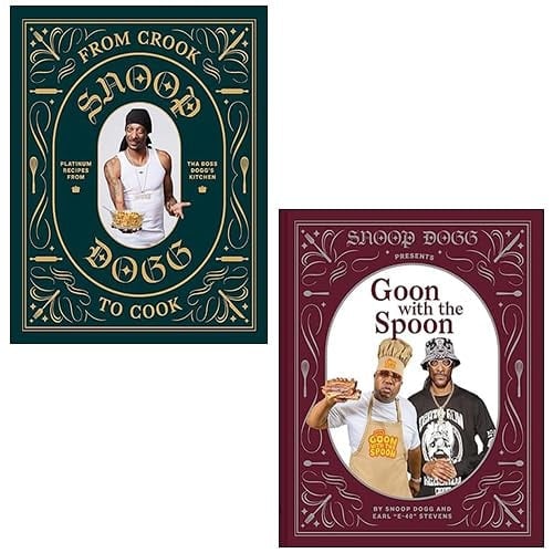 Snoop Dogg 2 Books Collection Set (From Crook to Cook & Goon with the Spoon)