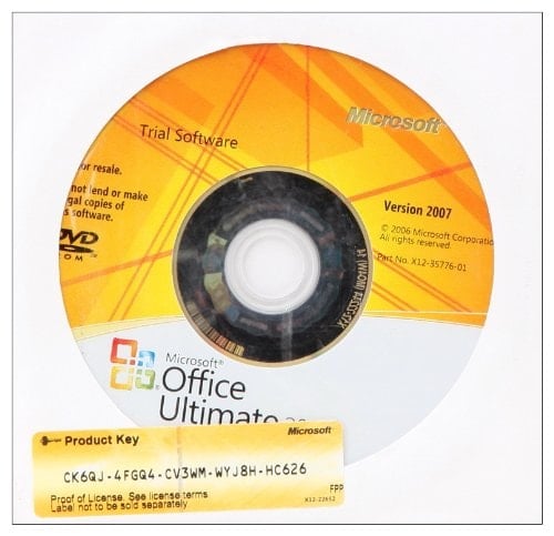 Microsoft Office Ultimate 2007 Trial Software: Version 2007