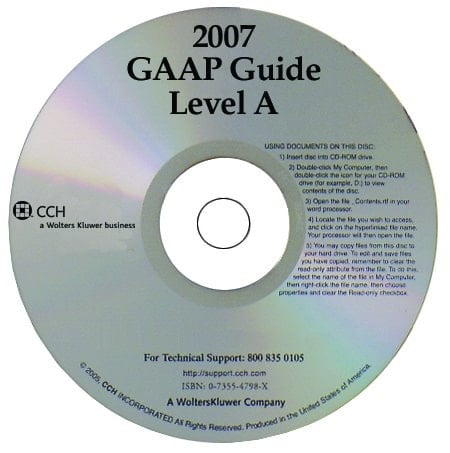 GAAP Guide Level a on CD-ROM, 2007 (Standalone CD)