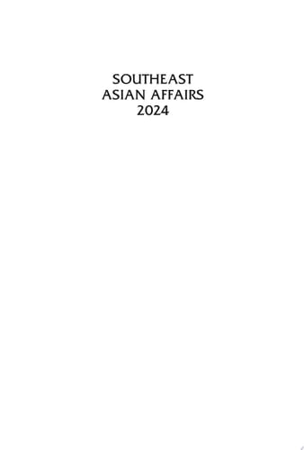 Southeast Asian Affairs 2024