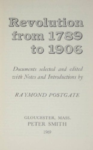 Revolution from 1789 to 1906