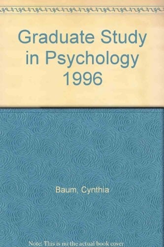 Grad Study in Psychology 1996