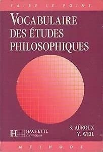 Vocabulaire des études philosophiques