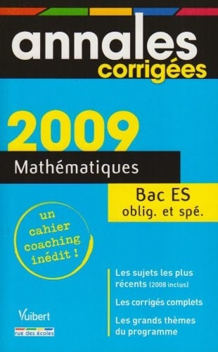 Mathématiques Bac série ES
