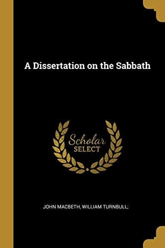 A Dissertation on the Sabbath