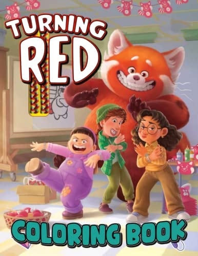 Turning Rẹd Coloring Book: OVER 100 PAGES Deluxe Ţurning ᖇed Coloring Book With Extra Quality Artistic Illustrations For Adults