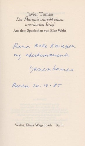 Der Marquis schreibt einen unerhörten Brief. Roman