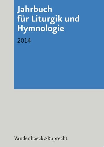 Jahrbuch für Liturgik und Hymnologie 2014