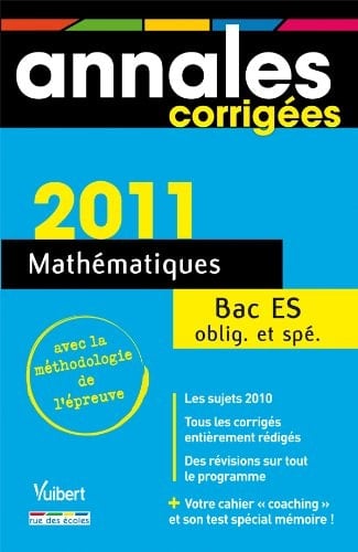 Mathématiques Bac ES obligatoire et spécialité
