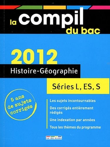 Histoire - géographie séries L, ES, S