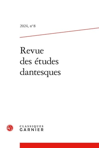 Revue Des Etudes Dantesques 2024,8