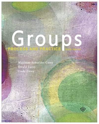 Groups: Process and Practice 10 Edition