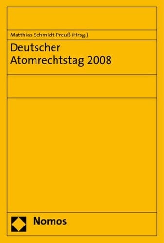 Deutscher Atomrechtstag 2008
