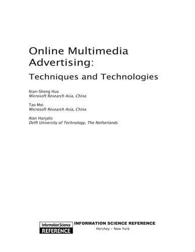 Online Multimedia Advertising: Techniques and Technologies