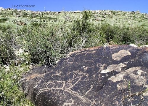 Die Petroglyphen vom Usektal in Kasachstan