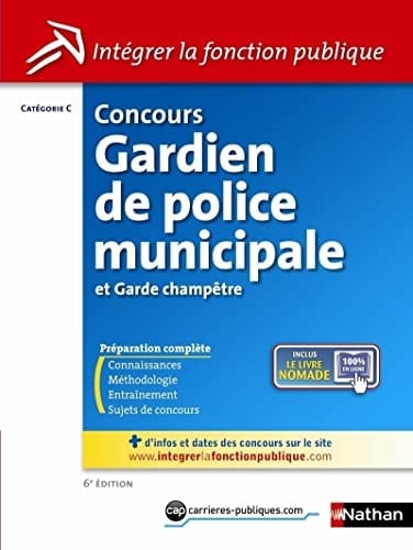 Concours gardien de police municipale et garde champêtre catégorie C