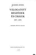 Válogatott beszédek és cikkek, 1957-1974